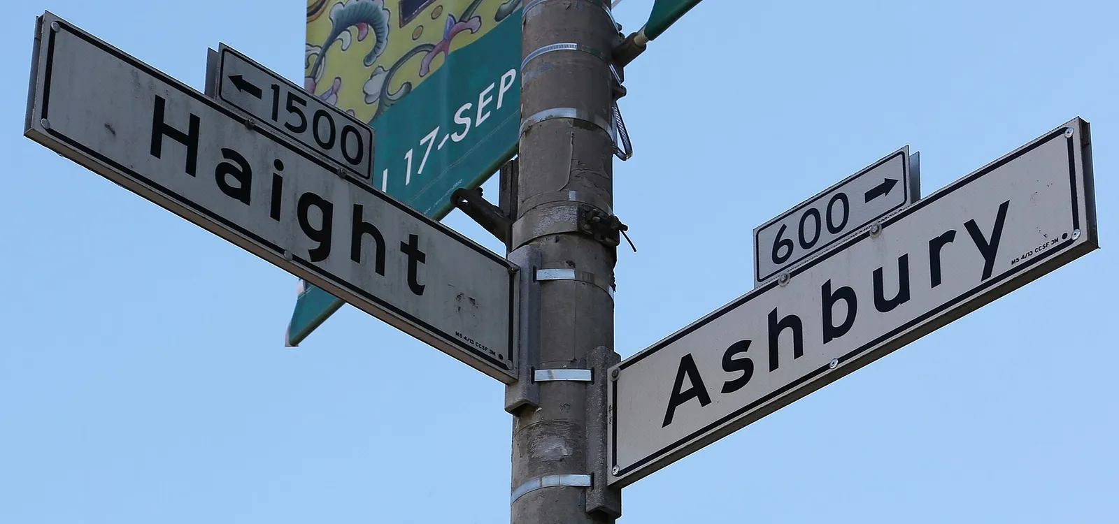 Street signs at the corner of Haight and Ashbury